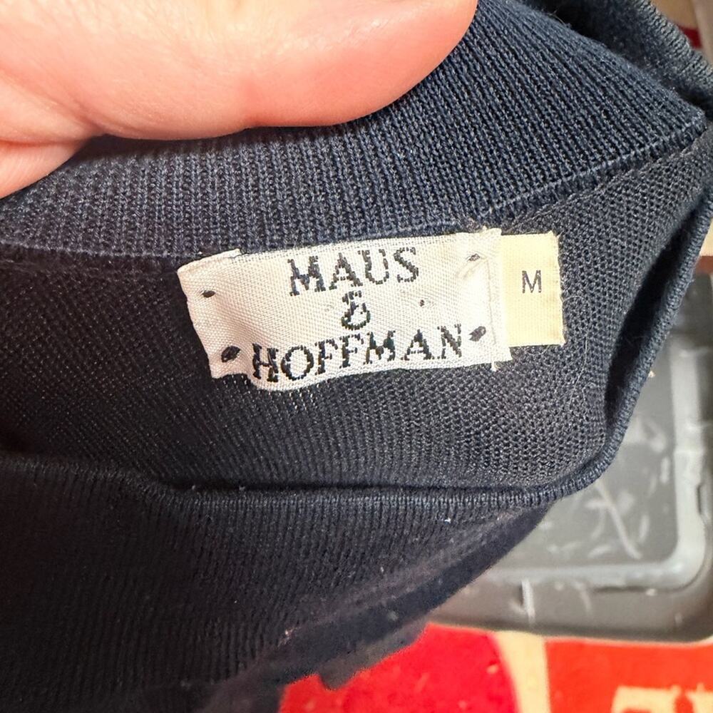Maus & Hoffman Men's Navy Sweater - Picture 3 of 4